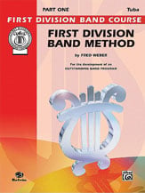 First Division Band Method Book 1 Tuba band method book cover